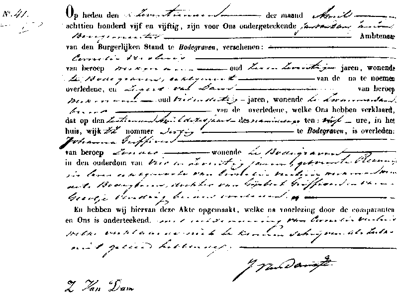 18550417 ovl akte 41 Johanna Griffioen ev Cornelis Versluis